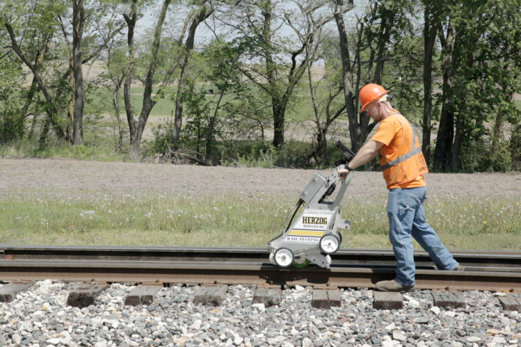 Rail Flaw detection services for Herzog railways